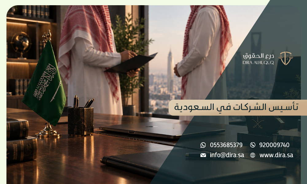 درع الحقوق أفضل محامي تأسيس شركات بالسعودية