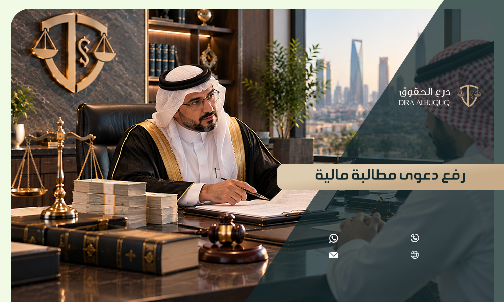 رفع دعوى مطالبة مالية